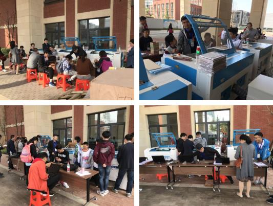 雷大宇在場外指定地點嚴陣以待，時刻準備著為作品添光加彩。