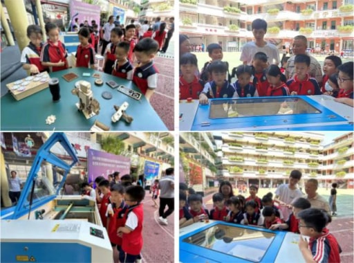 雷宇為本次活動的提供了LaserMaker建模軟件與激光切割機支持。